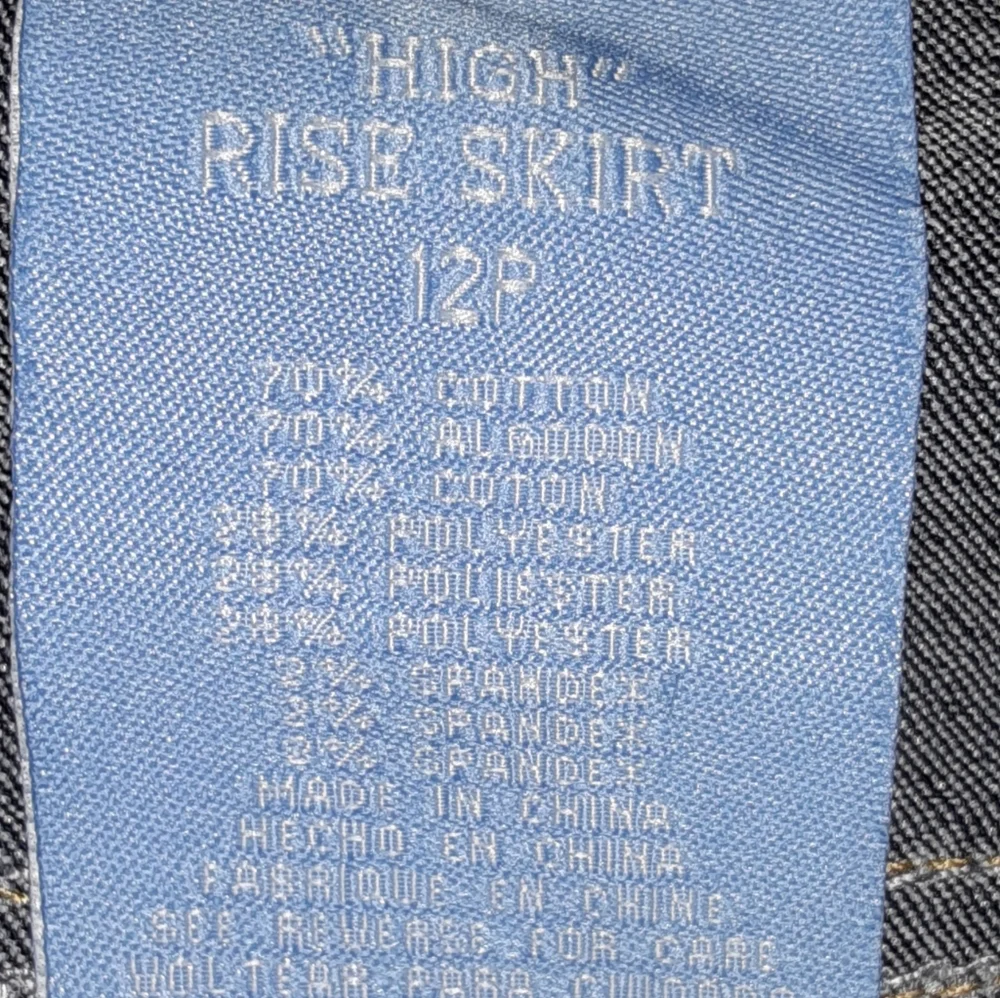 HYDRAULIC JEANS  PETITE SKIRT - Picture 4 of 11